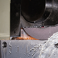 Surface grinding operation of mould plates. Surface grinding operation of mould plates.