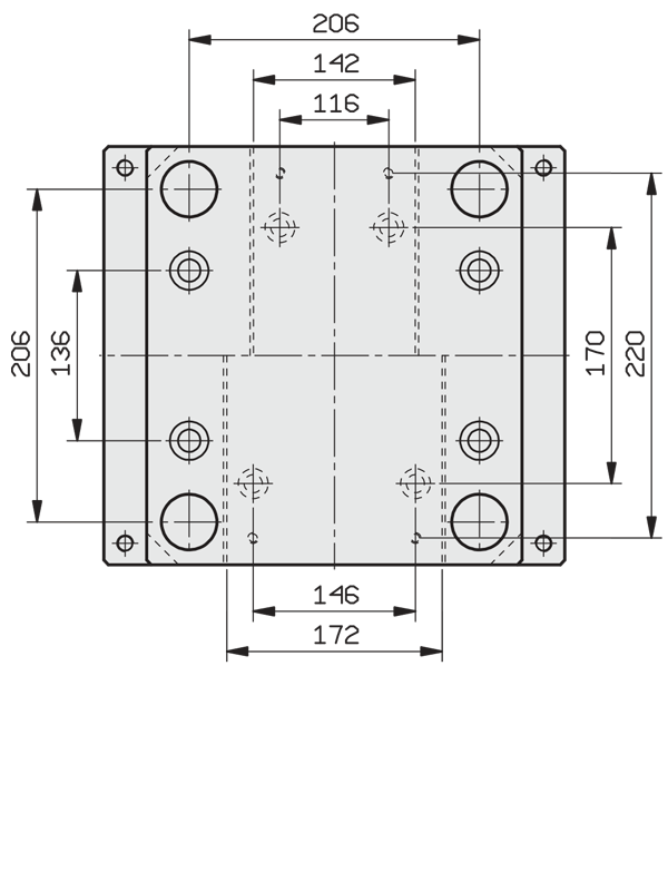 mould base 246X246