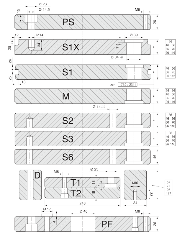 mould base 346