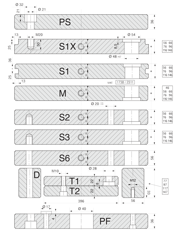 mould base 540